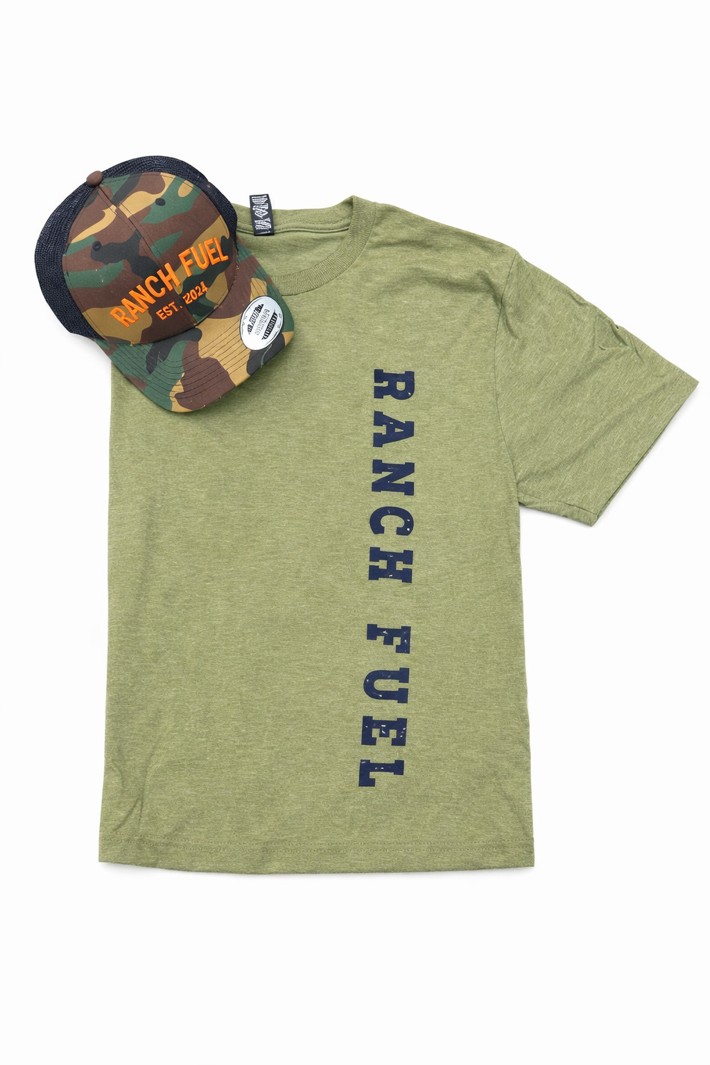 Camo & Green T-Shirt - Combo